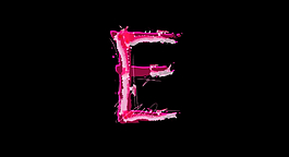 大寫(xiě)字母E動(dòng)態(tài)特效素材