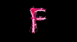 大寫(xiě)字母F動(dòng)態(tài)特效素材