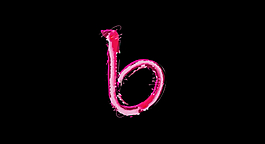 字母b視動態(tài)特效素材
