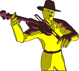 violoniste剪貼畫