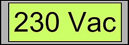 電壓230 VAC數(shù)字顯示