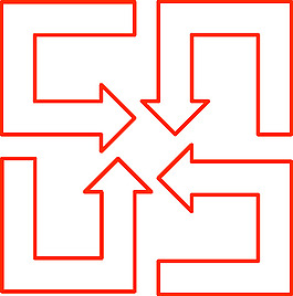 U形箭頭設(shè)置剪輯藝術(shù)