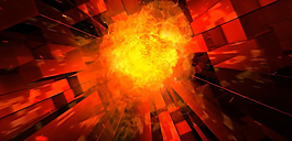 火球爆炸視頻LED影視制作素材