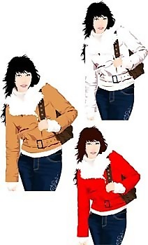 美丽性感的冬姑娘6