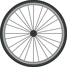 bikewheel剪貼畫