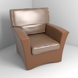 單人沙發(fā)3d模型家具效果圖 23