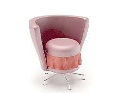 單人沙發(fā)3d模型家具效果圖 28