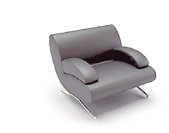 單人沙發(fā)3d模型家具3d模型 48