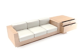 多人沙發(fā)3d模型家具圖片 46