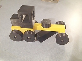 玩具平地機-全3D印刷