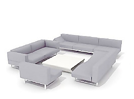 沙发组合3d模型家具3d模型 38