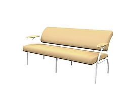 雙人沙發(fā)3d模型沙發(fā)3d模型 1