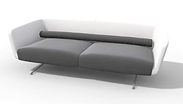 雙人沙發(fā)3d模型家具3d模型 52