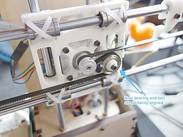 为printrbot 300毫米Y轴延伸轴无垫圈！
