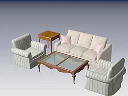 常用的沙發(fā)3d模型家具3d模型 179