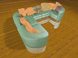 常用的沙發(fā)3d模型沙發(fā)圖片 242