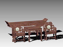 常用的沙發(fā)3d模型家具效果圖 699