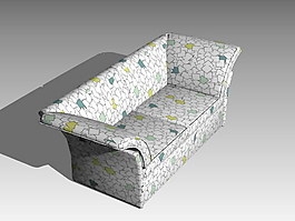 常用的沙發(fā)3d模型家具3d模型 881