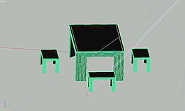 餐桌3d模型桌子效果圖 69