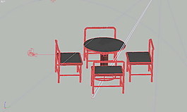 餐桌3d模型桌子效果圖 72