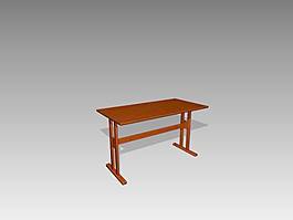 常見(jiàn)的桌子3d模型家具效果圖 57