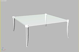 玻璃茶几3d模型家具3d模型 66