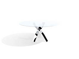 玻璃茶幾3d模型家具效果圖 110