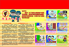 防盜知識宣傳欄