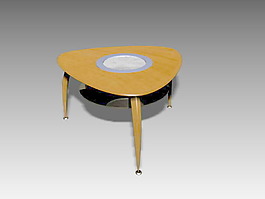 常见的茶几3d模型家具效果图 306