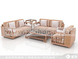 中式椅子3d模型家具圖片 18