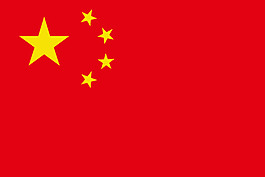 中國的國旗（正確的）剪貼畫