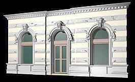 國(guó)外門(mén)窗3d模型家具圖片素材 76
