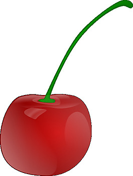 櫻桃剪貼畫(huà)