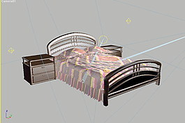 常見(jiàn)的床3d模型家具效果圖 42