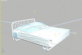 常見的床3d模型家具圖片素材 49
