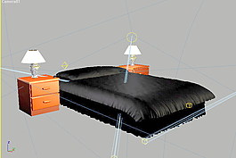 常見的床3d模型家具3d模型 54