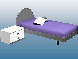 常见的床3d模型家具效果图 35