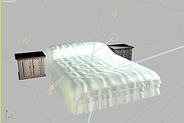 常見的床3d模型家具模型 43