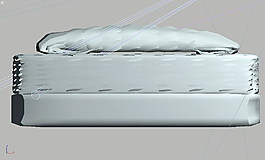 常见的床3d模型家具模型 70