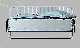 常見的床3d模型家具模型 71
