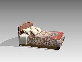 常见的床3d模型家具效果图 122