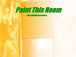 油漆房間工業(yè)ppt模板