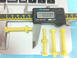 40mm長(zhǎng)螺旋，7 / 16英寸螺母