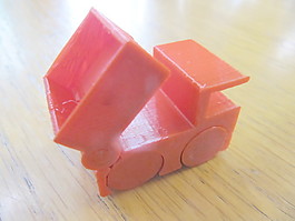 小玩具卡車圓