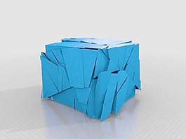 破碎的立方体