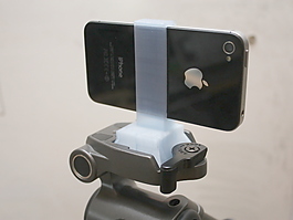 鼎為velbon iPhone 4夾上