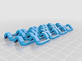 自支撑链邮件（或织物？）三维印刷