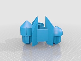 飛機(jī)炸彈的鰭可擴(kuò)展