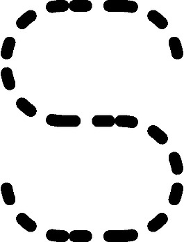 字母追踪信的剪贴画