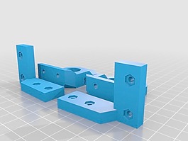 Z稳定性工具Prusa I3- refuerzo de estabilidad埃赫Z对位Prusa I3加强